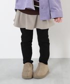 【デビロック/devirock / KIDS】のRICH WARM 裏シャギー 両側ポケット付き 10分丈 無地 スカッツ モカベージュ|ID: prp329100004229738 ipo3291000000030264489