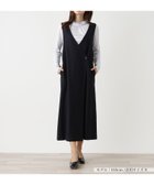 【レリアン/LEILIAN】のカシュクールジャンパースカート【THE NEW】 人気、トレンドファッション・服の通販 founy(ファニー) ファッション Fashion レディースファッション WOMEN スカート Skirt フェミニン Feminine リラックス Relax エレガント 上品 Elegant 冬 Winter thumbnail ネイビー|ID: prp329100004229925 ipo3291000000029306780