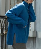 【コーエン/COEN】のハイネックワイドシルエットニット(WEB限定カラー) 人気、トレンドファッション・服の通販 founy(ファニー) ファッション Fashion レディースファッション WOMEN トップス・カットソー Tops/Tshirt ニット Knit Tops おすすめ Recommend ショルダー Shoulder シンプル Simple スリット Slit スリーブ Sleeve ドロップ Drop ハイネック High Neck ベーシック Basic ボトム Bottom ワイド Wide 冬 Winter thumbnail COBALT|ID: prp329100004230019 ipo3291000000029629734