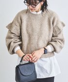 【コーエン/COEN】のバルキーフリルニット BEIGE|ID: prp329100004230271 ipo3291000000029578895