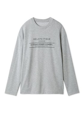 【ジェラート ピケ/gelato pique】 【HOMME】インレイワンポイントロンT人気、トレンドファッション・服の通販 founy(ファニー) ファッション Fashion レディースファッション WOMEN トップス・カットソー Tops/Tshirt ロング / Tシャツ T-Shirts インナー Inner グラフィック Graphic セットアップ Set Up プリント Print ベーシック Basic ロング Long |ID:prp329100004230473