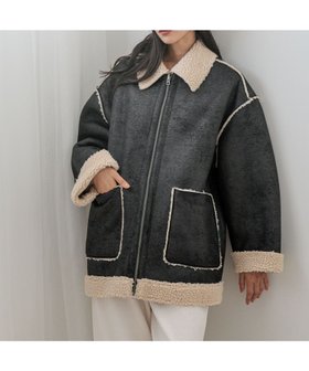 【ローリーズファーム/LOWRYS FARM】のリバーシブルボアZIPブルゾン 人気、トレンドファッション・服の通販 founy(ファニー) ファッション Fashion レディースファッション WOMEN アウター Coat Outerwear ブルゾン Blouson/Jackets ウォーム Worm ジャケット Jacket スエード Suede バランス Balance パッチ Patch ビンテージ Vintage フェイクスウェード Faux Suede ブルゾン Blouson ボンディング Bonding ポケット Pocket ミドル Middle ムートン Mouton リバーシブル Reversible |ID:prp329100004230519