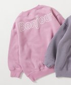 【デビロック/devirock / KIDS】のデビラボ プリント 裏起毛 BOXシルエット トレーナー 013-バックロゴ-モーブピンク|ID: prp329100004230612 ipo3291000000030145316