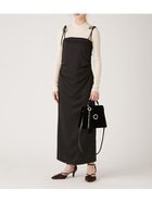 【リリーブラウン/Lily Brown】のサテンリボンキャミワンピース 人気、トレンドファッション・服の通販 founy(ファニー) ファッション Fashion レディースファッション WOMEN ワンピース Dress キャミワンピース No Sleeve Dresses インナー Inner カーディガン Cardigan キャミワンピース Cami Dress ギャザー Gather サテン Satin シェイプ Shape タートルネック Turtleneck ドレープ Drape フェザー Feather エレガント 上品 Elegant thumbnail BLK[009]|ID: prp329100004230628 ipo3291000000029315194