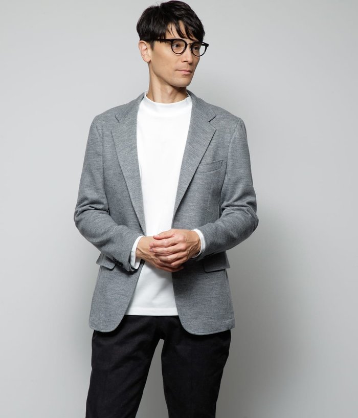 【ニューヨーカー/NEWYORKER / MEN】のMOVING COMFORT ツイルジャカード ジャージー ジャケット インテリア・キッズ・メンズ・レディースファッション・服の通販 founy(ファニー) https://founy.com/ ファッション Fashion メンズファッション MEN ジャカード Jacquard ジャケット Jacket ジャージー Jersey ダブル Double ツイル Twill |ID: prp329100004230692 ipo3291000000029548128