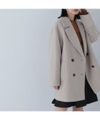 【ナチュラル ビューティー ベーシック/NATURAL BEAUTY BASIC】のダブルブレストフォルムミドルコート 24AW ベージュ|ID: prp329100004231370 ipo3291000000029471890