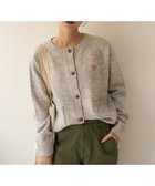 【フリークスストア/FREAK'S STORE】のワンポイントハートコンパクトニットカーディガン 24AW ライトグレー|ID: prp329100004231393 ipo3291000000029509262