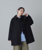 【エヌ ナチュラルビューティーベーシック/N.Natural Beauty basic】のビーバーメルトン2wayステンカラーミディコート《S Size Line》 人気、トレンドファッション・服の通販 founy(ファニー) ファッション Fashion レディースファッション WOMEN アウター Coat Outerwear コート Coats スタンド Stand メルトン Melton ヨーク Yoke 人気 Popularity thumbnail ブラック|ID: prp329100004231546 ipo3291000000029496480