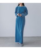 【ローリーズファーム/LOWRYS FARM】の【yuw】ベロア2P/ワンピース 人気、トレンドファッション・服の通販 founy(ファニー) ファッション Fashion レディースファッション WOMEN ワンピース Dress アメリカン American シンプル Simple ストレッチ Stretch スリーブ Sleeve バランス Balance ベロア Velor 再入荷 Restock/Back In Stock/Re Arrival thumbnail ブルー85|ID: prp329100004231727 ipo3291000000029327004