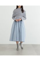 【ジルスチュアート/JILL STUART】のスヌード付きドッキングワンピース 人気、トレンドファッション・服の通販 founy(ファニー) ファッション Fashion レディースファッション WOMEN ワンピース Dress ギャザー Gather コンビ Combination スヌード Snood タフタ Taffeta ドッキング Docking リブニット Rib Knit thumbnail ブルー|ID: prp329100004232406 ipo3291000000029331978