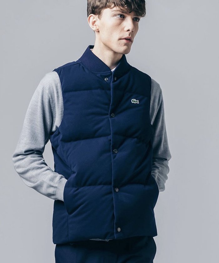 【ラコステ/LACOSTE / MEN】のピケダウンベスト インテリア・キッズ・メンズ・レディースファッション・服の通販 founy(ファニー) https://founy.com/ ファッション Fashion メンズファッション MEN アウトドア Outdoor フロント Front リラックス Relax 今季 This Season 定番 Standard 鹿の子 Pique |ID: prp329100004232459 ipo3291000000029548273