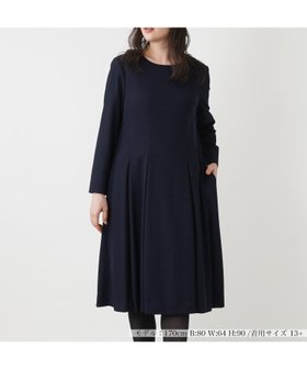 【レリアンプラスハウス/Leilian PLUS HOUSE】のAラインワンピース【プラス企画】 人気、トレンドファッション・服の通販 founy(ファニー) ファッション Fashion レディースファッション WOMEN ワンピース Dress Aラインワンピース A-line Dress アクセサリー Accessories ウォッシャブル Washable デコルテ Decolletage バランス Balance エレガント 上品 Elegant 秋 Autumn/Fall |ID:prp329100004232460