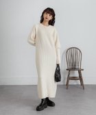 【チルファー/Chillfar】のニットラグランワンピース 人気、トレンドファッション・服の通販 founy(ファニー) ファッション Fashion レディースファッション WOMEN ワンピース Dress A/W・秋冬 Aw・Autumn/Winter・Fw・Fall-Winter シンプル Simple スリーブ Sleeve フィット Fit リラックス Relax ロング Long エレガント 上品 Elegant 秋 Autumn/Fall thumbnail IVORY|ID: prp329100004232550 ipo3291000000029332770