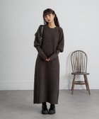 【チルファー/Chillfar】のニットラグランワンピース 人気、トレンドファッション・服の通販 founy(ファニー) ファッション Fashion レディースファッション WOMEN ワンピース Dress A/W・秋冬 Aw・Autumn/Winter・Fw・Fall-Winter シンプル Simple スリーブ Sleeve フィット Fit リラックス Relax ロング Long エレガント 上品 Elegant 秋 Autumn/Fall thumbnail BROWN|ID: prp329100004232550 ipo3291000000029332779