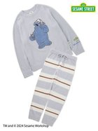 【ジェラートピケ オム/GELATO PIQUE HOMME / MEN】の【SESAME STREET】【HOMME】モチーフジャガードプルオーバー ロングパンツセット BLU[086]|ID: prp329100004232609 ipo3291000000029468058