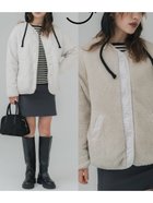 【コカ/COCA】のリバーシブルキルティングブルゾン 人気、トレンドファッション・服の通販 founy(ファニー) ファッション Fashion レディースファッション WOMEN アウター Coat Outerwear ブルゾン Blouson/Jackets 2024年 2024 2024-2025秋冬・A/W Aw/Autumn/Winter/Fw/Fall/2024-2025 キルティング Quilting ポケット Pocket リバーシブル Reversible レオパード Leopard thumbnail Ivory|ID: prp329100004232713 ipo3291000000029334525