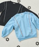 【ペアマノン/pairmanon / KIDS】の裏起毛 配色メロー トレーナー 人気、トレンドファッション・服の通販 founy(ファニー) ファッション Fashion キッズファッション KIDS カラフル Colorful シンプル Simple トレーナー Trainer ポケット Pocket thumbnail ライトブルー81|ID: prp329100004232997 ipo3291000000029530430