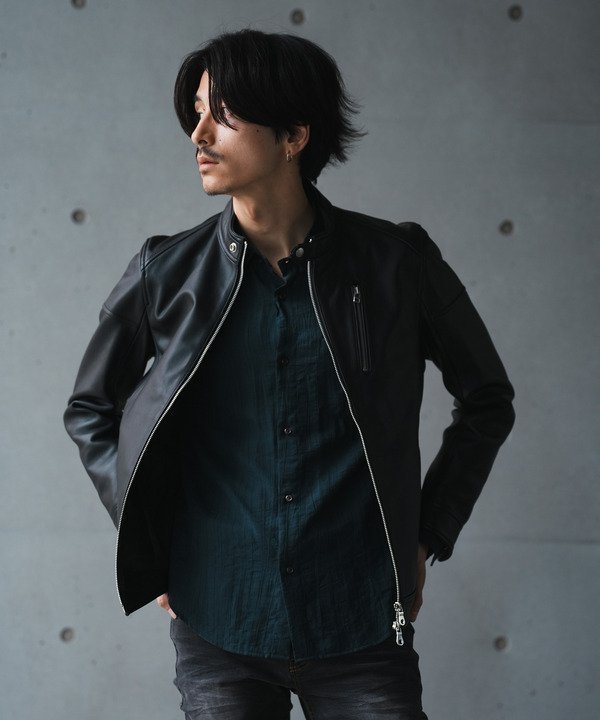 【メンズビギトーキョー/Men's Bigi / MEN】のSHEEP LEATHER/シープレザー シングルライダースジャケット 人気、トレンドファッション・服の通販 founy(ファニー) 　ファッション　Fashion　メンズファッション　MEN　ジャケット　Jacket　メンズ　Mens　ライダースジャケット　Riders Jacket　エレガント 上品　Elegant　人気　Popularity　 other-1|ID: prp329100004233528 ipo3291000000029527579