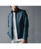 【メンズビギトーキョー/Men's Bigi / MEN】のSHEEP LEATHER/シープレザー シングルライダースジャケット 人気、トレンドファッション・服の通販 founy(ファニー) ファッション Fashion メンズファッション MEN ジャケット Jacket メンズ Mens ライダースジャケット Riders Jacket エレガント 上品 Elegant 人気 Popularity thumbnail ブルー系|ID: prp329100004233528 ipo3291000000029527582