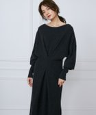 【イネド/INED】のウールカシミヤタックデザインニットワンピース《la veille by SUPERIOR CLOSET》 人気、トレンドファッション・服の通販 founy(ファニー) ファッション Fashion レディースファッション WOMEN ワンピース Dress ニットワンピース Knit Dresses ショルダー Shoulder ドロップ Drop フォルム Form ブラウジング Browsing 畦 Ridge thumbnail チャコールグレー|ID: prp329100004233699 ipo3291000000029480761