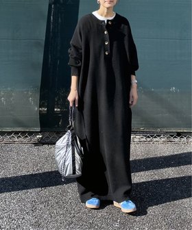 【ノッチ/notch】の【 notch. by KR 】ヘンリーネックニットワンピース 人気、トレンドファッション・服の通販 founy(ファニー) ファッション Fashion レディースファッション WOMEN ワンピース Dress ニットワンピース Knit Dresses インナー Inner コラボ Collaboration シンプル Simple スニーカー Sneakers 人気 Popularity マキシ Maxi リラックス Relax おすすめ Recommend 2024年 2024 2024-2025秋冬・A/W Aw/Autumn/Winter/Fw/Fall/2024-2025 |ID:prp329100004233725