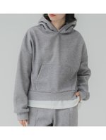 【コカ/COCA】の裏起毛クロップドパーカースウェット 人気、トレンドファッション・服の通販 founy(ファニー) ファッション Fashion レディースファッション WOMEN トップス・カットソー Tops/Tshirt パーカ Sweats スウェット Sweat おすすめ Recommend クロップド Cropped ショルダー Shoulder スウェット Sweat スポーティ Sporty セットアップ Set Up タイトスカート Tight Skirt デニム Denim ドロップ Drop ボトム Bottom ポケット Pocket マキシ Maxi リアル Real |ID:prp329100004233901