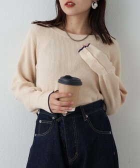 【チャオパニックティピー/CIAOPANIC TYPY】のボリュームスリーブ袖ボタンニット 人気、トレンドファッション・服の通販 founy(ファニー) ファッション Fashion レディースファッション WOMEN トップス・カットソー Tops/Tshirt ニット Knit Tops ボリュームスリーブ / フリル袖 Volume Sleeve インナー Inner キャミワンピース Cami Dress コンパクト Compact ジャケット Jacket スラックス Slacks スリーブ Sleeve デニム Denim プチプライス・低価格 Affordable おすすめ Recommend |ID:prp329100004233927