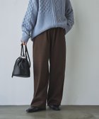 【コーエン/COEN】の起毛ウールライクギャザーウエストパンツ DK.BROWN|ID: prp329100004234039 ipo3291000000029533757