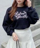 【イング/INGNI】のふくれ刺繍リボンロゴ裏毛TOPs 人気、トレンドファッション・服の通販 founy(ファニー) ファッション Fashion レディースファッション WOMEN トップス・カットソー Tops/Tshirt おすすめ Recommend ショート Short ストーン Stone バランス Balance リボン Ribbon thumbnail クロ/オフホワイト|ID: prp329100004234043 ipo3291000000029345073