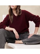 【バナナリパブリック ファクトリーストア/BANANA REPUBLIC FACTORY STORE】のBANANA REPUBLIC FACTORY STORE コージー Vネック セーター 人気、トレンドファッション・服の通販 founy(ファニー) ファッション Fashion レディースファッション WOMEN トップス・カットソー Tops/Tshirt Vネック V-Neck セーター Sweater フェイス Face ベーシック Basic thumbnail BRIGHT_WINE|ID: prp329100004234327 ipo3291000000029496786