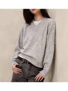 【バナナリパブリック ファクトリーストア/BANANA REPUBLIC FACTORY STORE】のBANANA REPUBLIC FACTORY STORE コージー Vネック セーター 人気、トレンドファッション・服の通販 founy(ファニー) ファッション Fashion レディースファッション WOMEN トップス・カットソー Tops/Tshirt Vネック V-Neck セーター Sweater フェイス Face ベーシック Basic thumbnail LIGHT_HEATHER_GREY|ID: prp329100004234327 ipo3291000000029496787