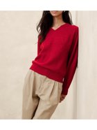 【バナナリパブリック ファクトリーストア/BANANA REPUBLIC FACTORY STORE】のBANANA REPUBLIC FACTORY STORE コージー Vネック セーター 人気、トレンドファッション・服の通販 founy(ファニー) ファッション Fashion レディースファッション WOMEN トップス・カットソー Tops/Tshirt Vネック V-Neck セーター Sweater フェイス Face ベーシック Basic thumbnail RED_CHAKRA|ID: prp329100004234327 ipo3291000000029496789