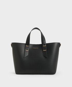 【チャールズ アンド キース/CHARLES & KEITH】のメタリックアクセント ダブルハンドルバッグ 人気、トレンドファッション・服の通販 founy(ファニー) ファッション Fashion レディースファッション WOMEN バッグ Bag スタイリッシュ Stylish ポーチ Pouch モチーフ Motif ラップ Wrap エレガント 上品 Elegant 傘 Umbrella |ID:prp329100004234620