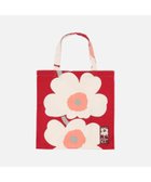 【マリメッコ/marimekko】のUnikko 60th トートバッグ 44*43cm 人気、トレンドファッション・服の通販 founy(ファニー) ファッション Fashion レディースファッション WOMEN バッグ Bag thumbnail ダークチェリー×コットン|ID: prp329100004235356 ipo3291000000029550874