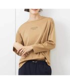 【ミッシェルクラン/MICHEL KLEIN】のロングスリーブロゴTシャツ 人気、トレンドファッション・服の通販 founy(ファニー) ファッション Fashion レディースファッション WOMEN トップス・カットソー Tops/Tshirt シャツ/ブラウス Shirts/Blouses ロング / Tシャツ T-Shirts おすすめ Recommend シルケット Mercerization シンプル Simple スリーブ Sleeve ダウン Down ブルゾン Blouson プリント Print ベスト Vest ポケット Pocket ロング Long 洗える Washable thumbnail ベージュ|ID: prp329100004235592 ipo3291000000029400330