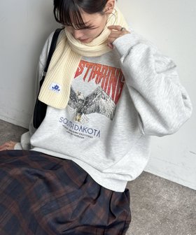 【シーピーシーエム/CPCM】のパウダー加工裏起毛スウェット 人気、トレンドファッション・服の通販 founy(ファニー) ファッション Fashion レディースファッション WOMEN トップス・カットソー Tops/Tshirt パーカ Sweats スウェット Sweat ウォッシュ Wash スウェット Sweat トレンド Trend パウダー Powder ビンテージ Vintage プリント Print 人気 Popularity |ID:prp329100004235643