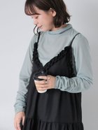 【エヘカソポ/ehka sopo】のシアーハイネックカットソー 人気、トレンドファッション・服の通販 founy(ファニー) ファッション Fashion レディースファッション WOMEN トップス・カットソー Tops/Tshirt カットソー Cut and Sewn キャミソール Camisole シアー Sheer スウェット Sweat ハイネック High Neck ビスチェ Bustier thumbnail ミント|ID: prp329100004235718 ipo3291000000029357240