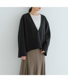 【アーバンリサーチ/URBAN RESEARCH】のウールライクVネックトップス 人気、トレンドファッション・服の通販 founy(ファニー) ファッション Fashion レディースファッション WOMEN トップス・カットソー Tops/Tshirt Vネック V-Neck 2024年 2024 2024-2025秋冬・A/W Aw/Autumn/Winter/Fw/Fall/2024-2025 A/W・秋冬 Aw・Autumn/Winter・Fw・Fall-Winter 冬 Winter インナー Inner カットソー Cut And Sew キャミソール Camisole コクーン Cocoon シアー Sheer ネックレス Necklace フロント Front エレガント 上品 Elegant 切替 Switching thumbnail CHARCOAL|ID: prp329100004235744 ipo3291000000029474863