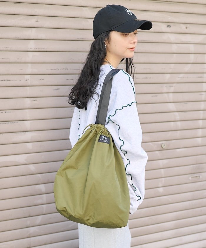 【フリークスストア/FREAK'S STORE】の別注 ECO BAG/ 別注エコバッグ インテリア・キッズ・メンズ・レディースファッション・服の通販 founy(ファニー) 　ファッション　Fashion　レディースファッション　WOMEN　バッグ　Bag　ドローコード　Draw Cord　別注　Special Order　巾着　Purse　オリーブ|ID: prp329100004235818 ipo3291000000029626852