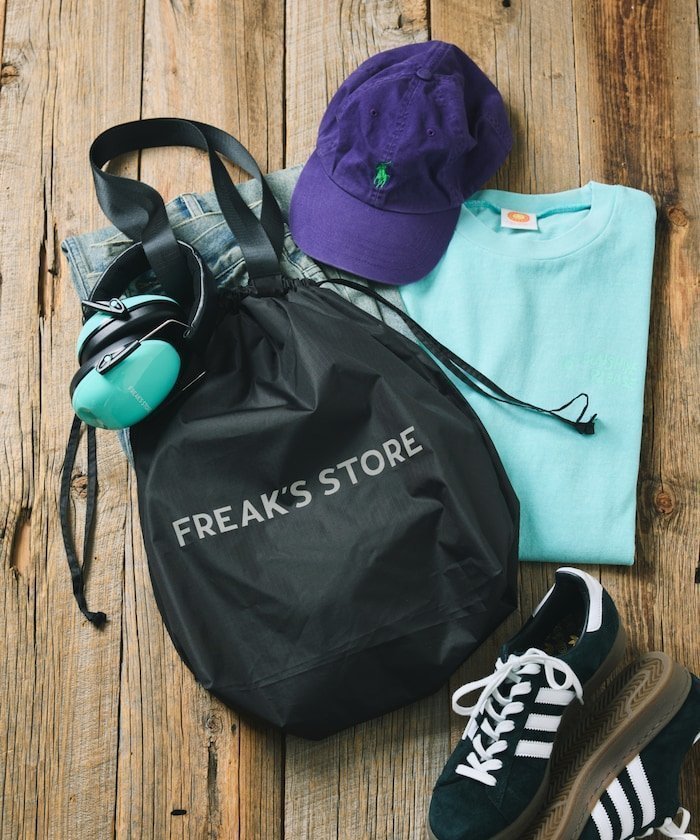 【フリークスストア/FREAK'S STORE】の別注 ECO BAG/ 別注エコバッグ インテリア・キッズ・メンズ・レディースファッション・服の通販 founy(ファニー) 　ファッション　Fashion　レディースファッション　WOMEN　バッグ　Bag　ドローコード　Draw Cord　別注　Special Order　巾着　Purse　ブラック|ID: prp329100004235818 ipo3291000000029626855