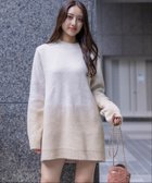 【クリア/clear】のグラデーションオーバーニットワンピース 人気、トレンドファッション・服の通販 founy(ファニー) ファッション Fashion レディースファッション WOMEN ワンピース Dress ニットワンピース Knit Dresses アクリル Acrylic ショート Short ロング Long thumbnail BE|ID: prp329100004236287 ipo3291000000029504507