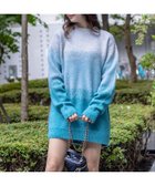 【クリア/clear】のグラデーションオーバーニットワンピース 人気、トレンドファッション・服の通販 founy(ファニー) ファッション Fashion レディースファッション WOMEN ワンピース Dress ニットワンピース Knit Dresses アクリル Acrylic ショート Short ロング Long thumbnail BL|ID: prp329100004236287 ipo3291000000029504513