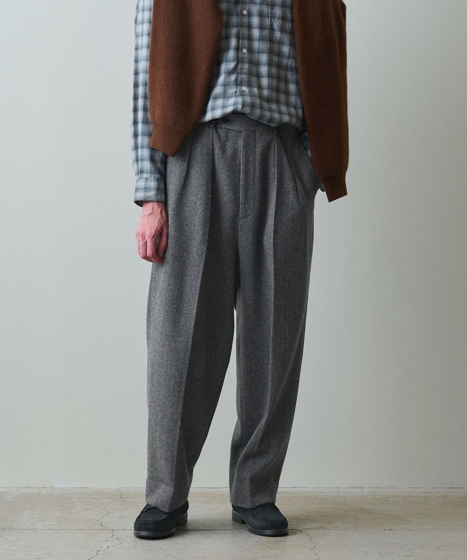 【ビューティ&ユース ユナイテッドアローズ/BEAUTY&YOUTH / UNITED ARROWS / MEN】のSteven Alan ウール ヘリンボーン インツープリーツ ドレス トラウザーズ 人気、トレンドファッション・服の通販 founy(ファニー) 　ファッション　Fashion　メンズファッション　MEN　キュプラ　Cupra　クラシック　Classic　スラックス　Slacks　テーパード　Tapered　ドレス　Dress　ヘリンボーン　Herringbone　ワイド　Wide　 other-1|ID: prp329100004236443 ipo3291000000029507319