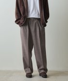 【ビューティ&ユース ユナイテッドアローズ/BEAUTY&YOUTH / UNITED ARROWS / MEN】のSteven Alan ウール ヘリンボーン インツープリーツ ドレス トラウザーズ 人気、トレンドファッション・服の通販 founy(ファニー) ファッション Fashion メンズファッション MEN キュプラ Cupra クラシック Classic スラックス Slacks テーパード Tapered ドレス Dress ヘリンボーン Herringbone ワイド Wide thumbnail DK.BROWN|ID: prp329100004236443 ipo3291000000029507323