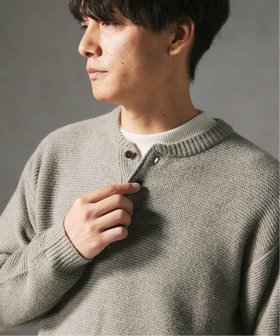 【ジャーナルスタンダード レリューム/JOURNAL STANDARD relume / MEN】のHAMILTON WOOL ガーター ヘンリーネックニット 人気、トレンドファッション・服の通販 founy(ファニー) ファッション Fashion メンズファッション MEN ショルダー Shoulder スウェット Sweat スペシャル Special トレンド Trend ドロップ Drop 定番 Standard ビッグ Big ベーシック Basic ボックス Box おすすめ Recommend |ID:prp329100004236461