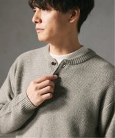 【ジャーナルスタンダード レリューム/JOURNAL STANDARD relume / MEN】のHAMILTON WOOL ガーター ヘンリーネックニット 人気、トレンドファッション・服の通販 founy(ファニー) ファッション Fashion メンズファッション MEN ショルダー Shoulder スウェット Sweat スペシャル Special トレンド Trend ドロップ Drop 定番 Standard ビッグ Big ベーシック Basic ボックス Box おすすめ Recommend |ID:prp329100004236461