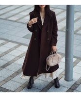 【ナチュラル ビューティー ベーシック/NATURAL BEAUTY BASIC】のビッグカラーダブルチェスターコート 24AW 人気、トレンドファッション・服の通販 founy(ファニー) ファッション Fashion レディースファッション WOMEN アウター Coat Outerwear コート Coats チェスターコート Top Coat 2024年 2024 2024-2025秋冬・A/W Aw/Autumn/Winter/Fw/Fall/2024-2025 スタイリッシュ Stylish フェミニン Feminine マーブル Marble 人気 Popularity |ID:prp329100004236679