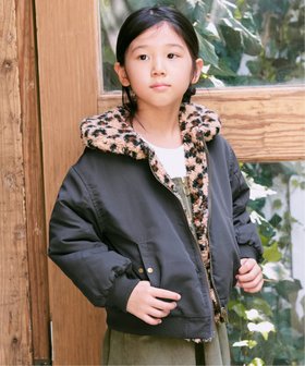 【イッカ/ikka / KIDS】のリバーシブルボアブルゾン(110~160cm) 人気、トレンドファッション・服の通販 founy(ファニー) ファッション Fashion キッズファッション KIDS アニマル Animal リバーシブル Reversible |ID:prp329100004236720