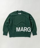 【シフォン/SHIFFON / KIDS】のMM6 Maison Margiela/MM6 Maison Margiela(エムエムシックス)Kids Junior ブランドロゴ長袖スウェットプルオーバー dark green|ID: prp329100004236743 ipo3291000000029485346