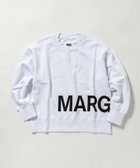 【シフォン/SHIFFON / KIDS】のMM6 Maison Margiela/MM6 Maison Margiela(エムエムシックス)Kids Junior ブランドロゴ長袖スウェットプルオーバー white|ID: prp329100004236743 ipo3291000000029485350